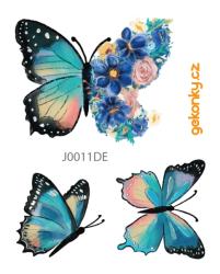 Butterflies, double-sided printing