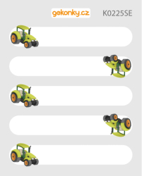 Tractor / labels