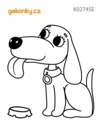 Dog - coloring  