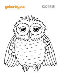 Owl - coloring 