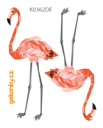 Flamingo, double-sided printing