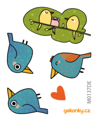 Birds, double-sided printing