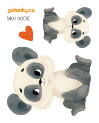 Panda, double-sided printing