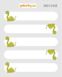 Dinosauři / štítky