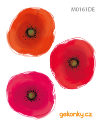 Poppies, double-sided printing