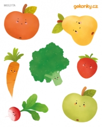 Fruits and Vegetables, decal for fabric