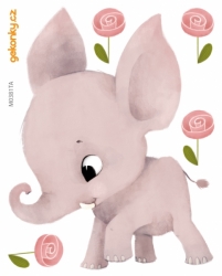 Elephant, decal for fabric