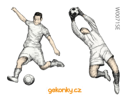 Soccer players - coloring